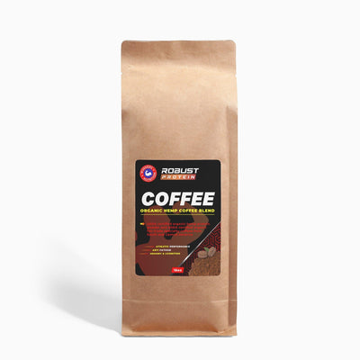 Organic Hemp Coffee Blend - Medium Roast 16oz - Robust Protein